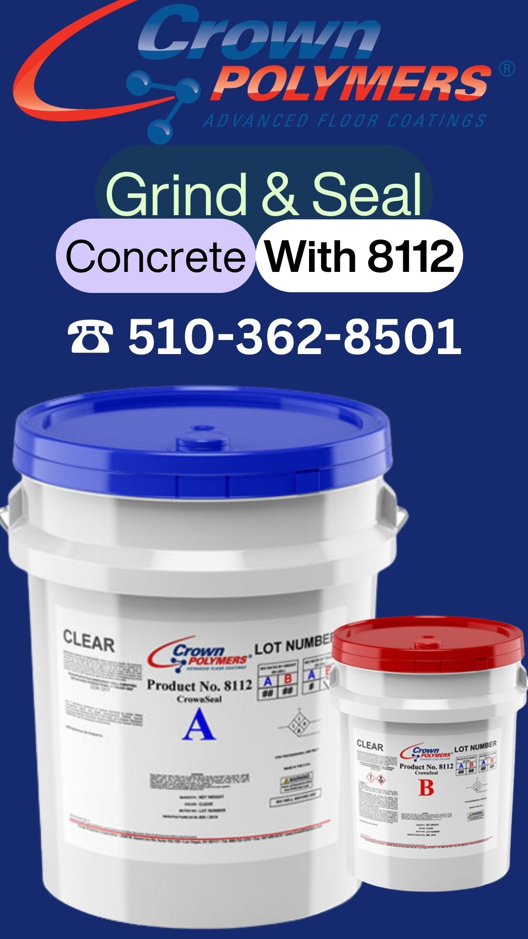 Grind & Seal Concrete with CrownSeal 8112 : A Reliable Solution for Durable and Safe Concrete Coatings
