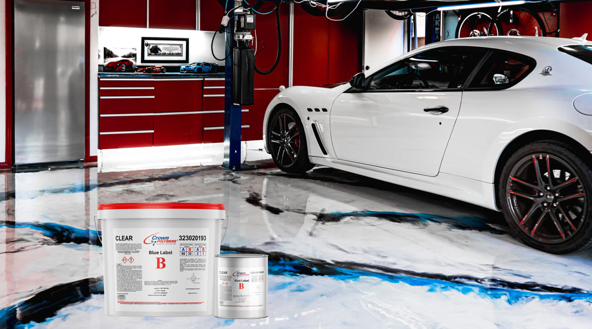 Crown Polymers Blue Label Epoxy 100 3 Gallons Clear — Bayarea Epoxy ...